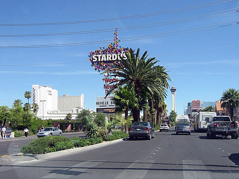 Las Vegas aus dem Auto Fotos