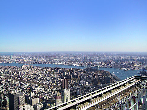 Blick über New York Fotos